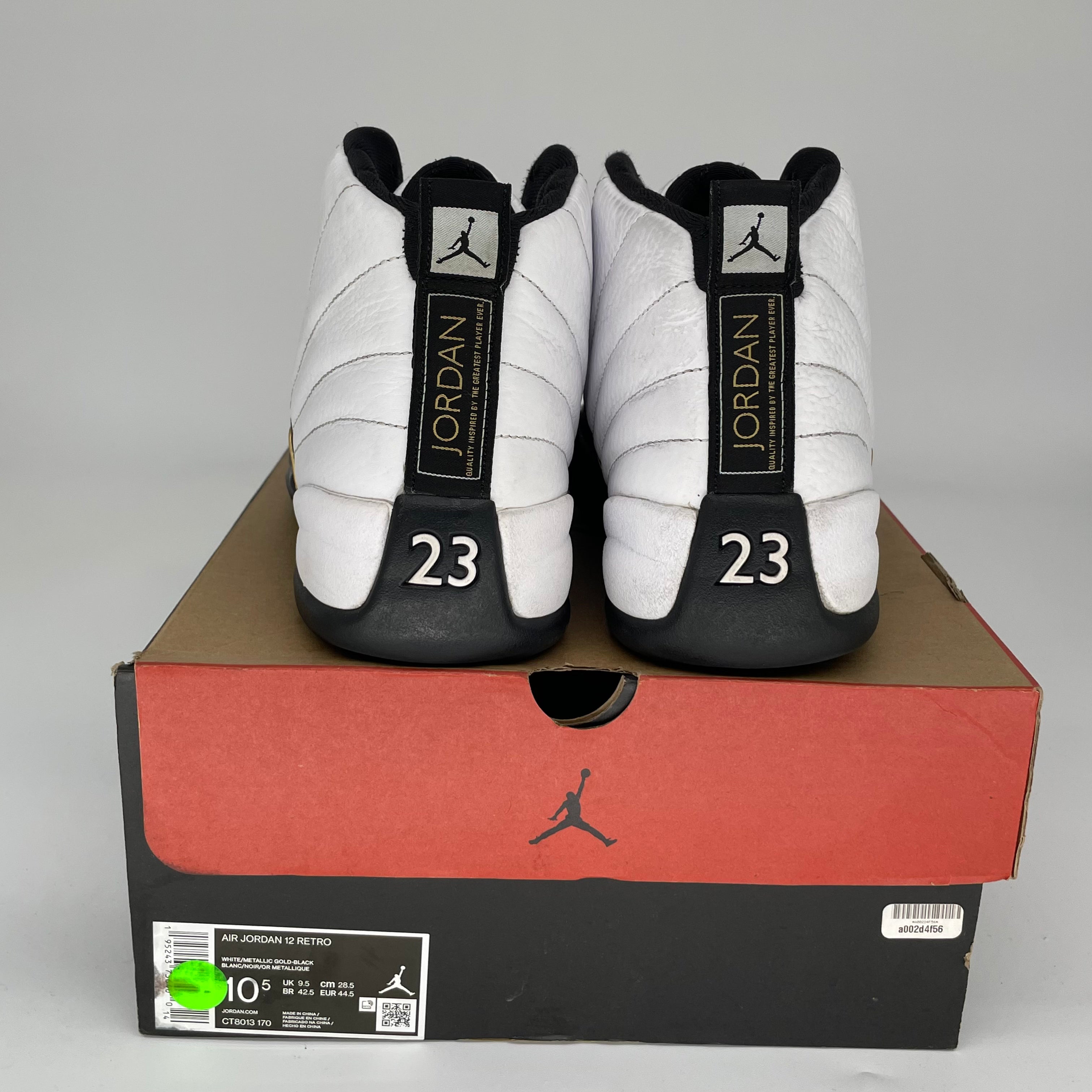 AIR JORDAN 12 ROYALTY TAXI Men's Basketball Shoes Size 10.5 - CT8013-170 | Retro Sneakers for Streetwear & Casual Outfits