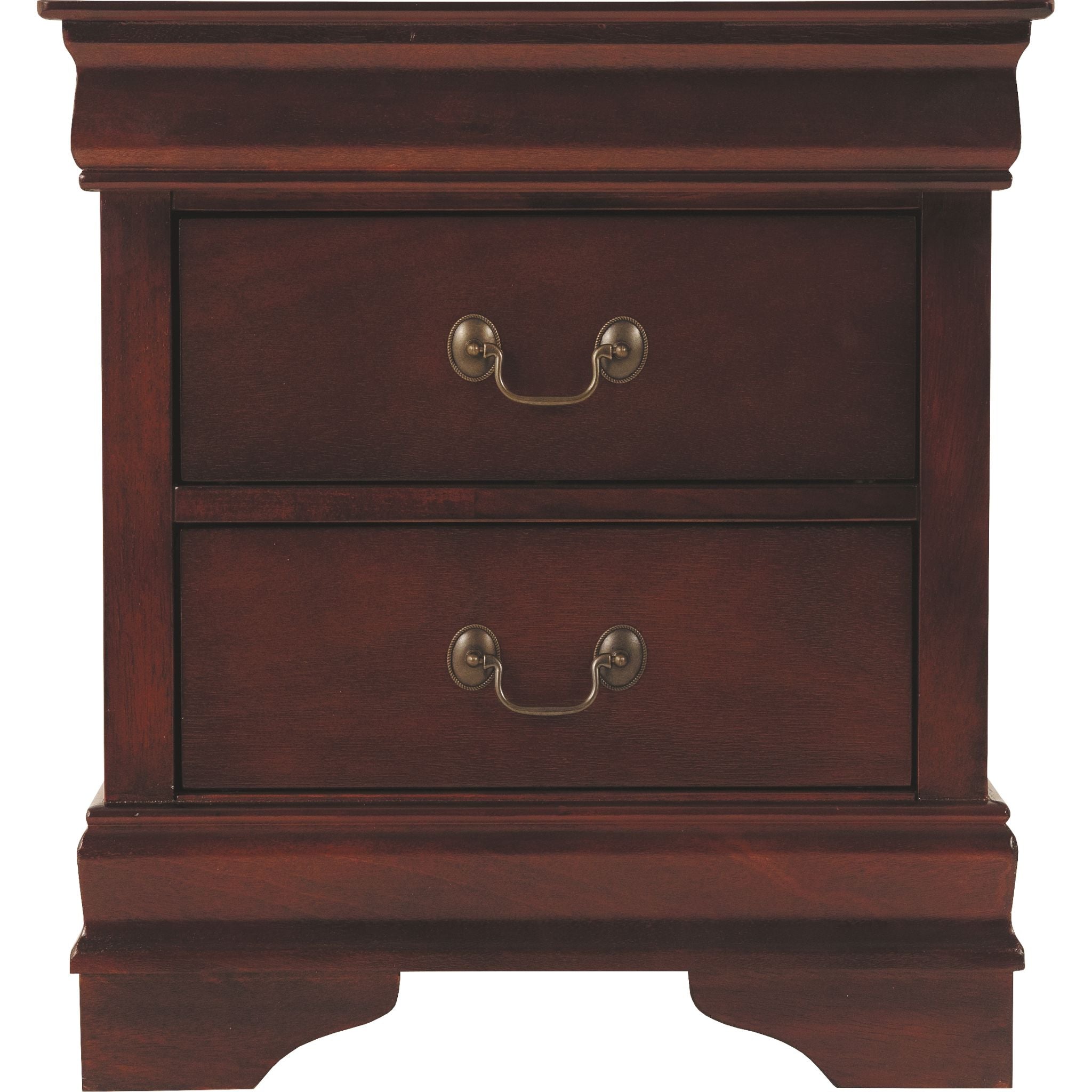 Alisdair Nightstand - Dark Brown Wood Bedside Table with Storage Drawer for Bedroom, Living Room, or Office