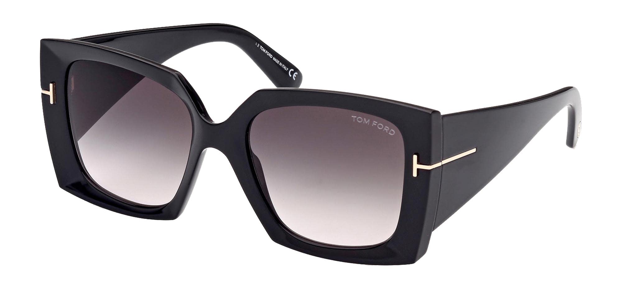 TOM FORD FT0921 Jacquetta 01B Women's Sunglasses - Black Smoke Lens, 54mm Size | UV Protection, Fashion Accessory for Outdoor Activities & Driving