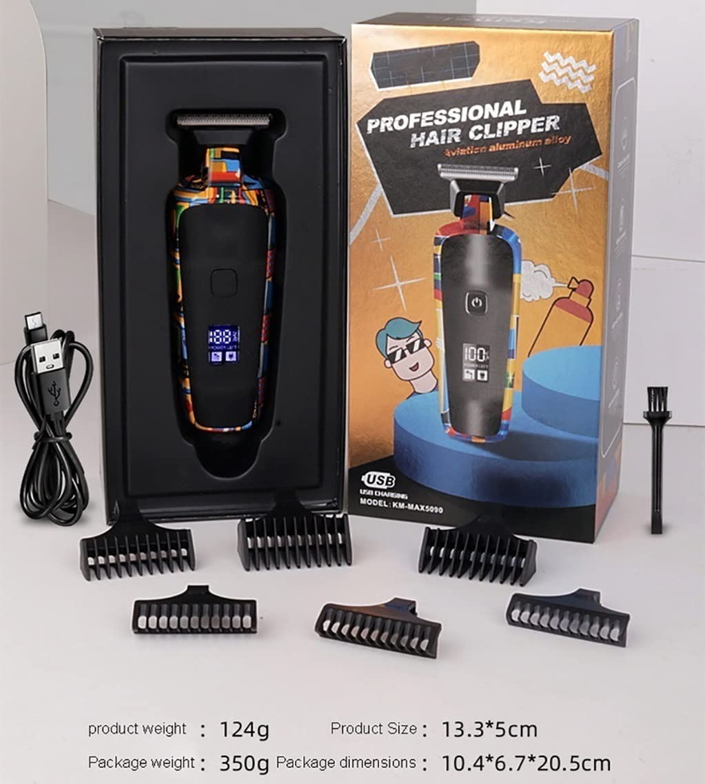 Professional Hair Clipper Trimmer - USB Rechargeable Electric Hair Cutting Kit for Men & Women, Multifunctional Barber Grooming Set for Home & Salon Use - Perfect for DIY Haircuts, Beard Trimming & Styling