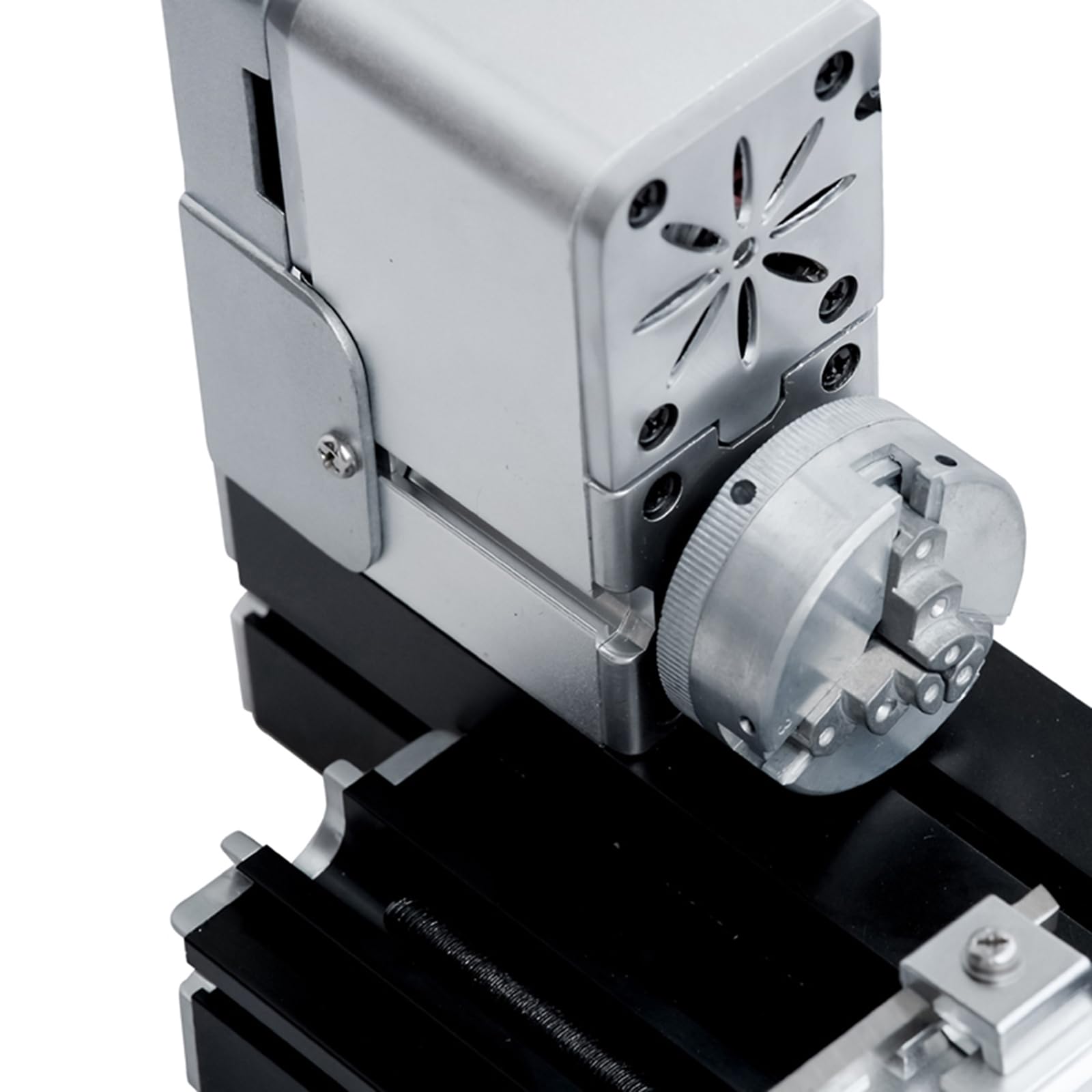 36W 20000RPM All-Metal Mini Lathe Machine with Drill Bits - Precision Hobby Woodworking & Metal Crafting Tool for DIY Projects, Model Making, and Educational Workshops