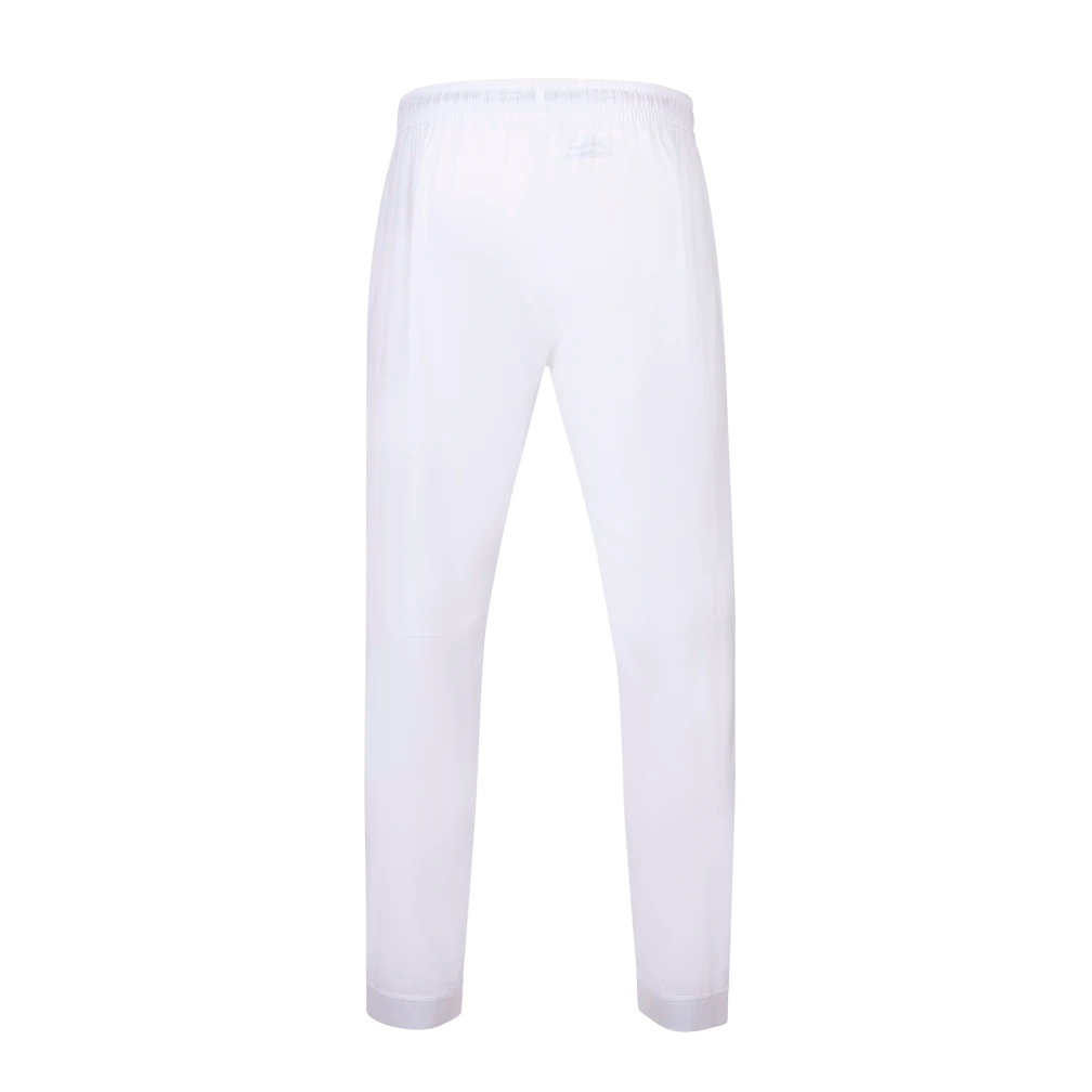 Babolat Junior Play Pants for Kids - White Tennis Training Pants | Comfortable & Durable for Practice & Matches