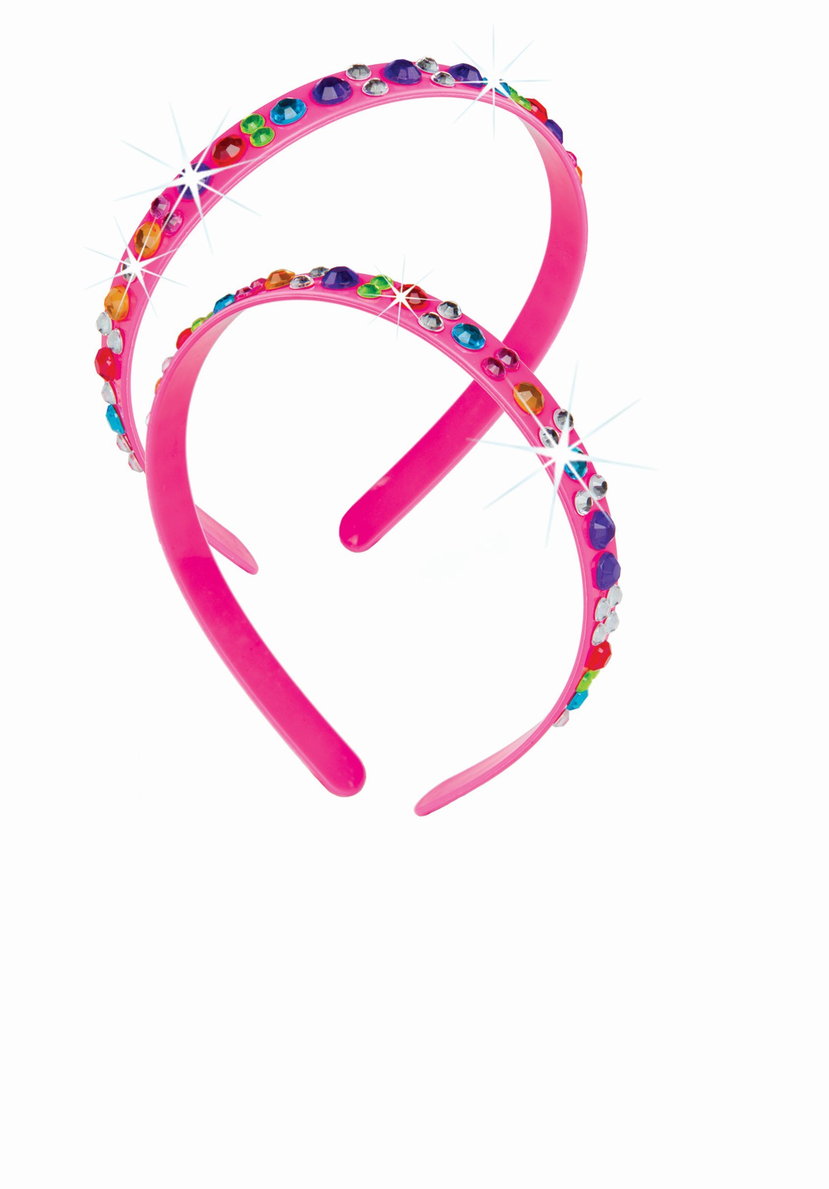 The Orb Factory Stick' n Style Jewel Bands - DIY Fashion Bracelets for Girls, Creative Arts & Crafts Kit - Perfect for Birthday Gifts, Party Favors & Kids' Creative Play