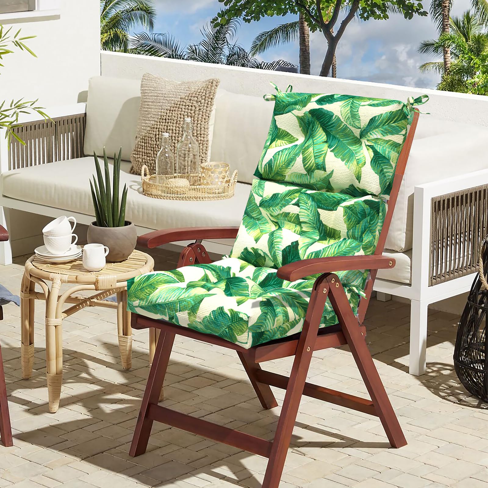 Premium LVTXIII Outdoor Adirondack Chair Cushions Set of 2 - 44