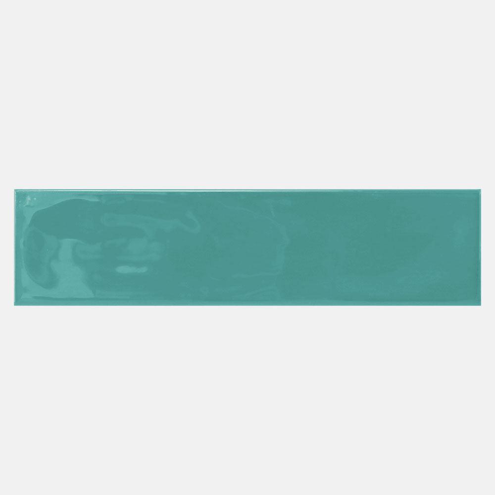 Metro Light Green Wave 68x280 Glossy Ceramic Subway Tile - Perfect for Kitchen Backsplash, Bathroom Walls & Modern Interior Design