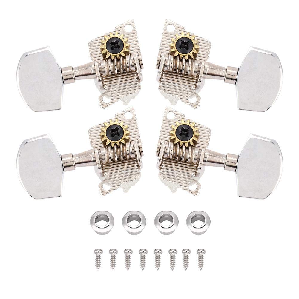 Premium Mxtech 1:14 Copper Alloy Ukulele Machine Heads - Classical Style Tuning Pegs for Guitar & Ukulele String Maintenance (Acouto01853) | Perfect for Professional Musicians & DIY Instrument Repair