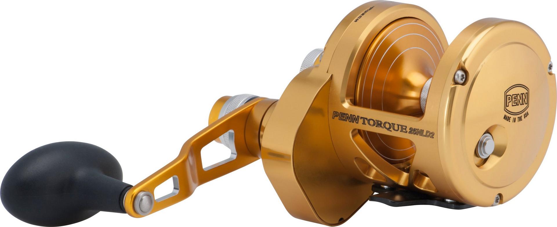 Torque® Lever Drag 2-Speed Conventional Fishing Reel - Saltwater & Freshwater Trolling Reel for Offshore & Inshore Fishing