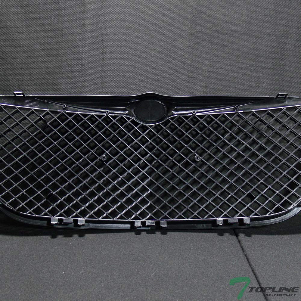 Black Sport Mesh Front Grill for Chrysler Sebring 04-06 | Hood Bumper Cover for Street & Show Cars
