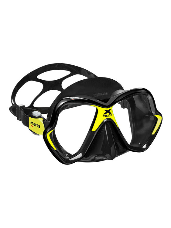 Mares X Vision Scuba Diving Mask - High-Performance Snorkeling & Freediving Gear for Clear Underwater Vision | Perfect for Ocean Exploration, Spearfishing, and Marine Photography