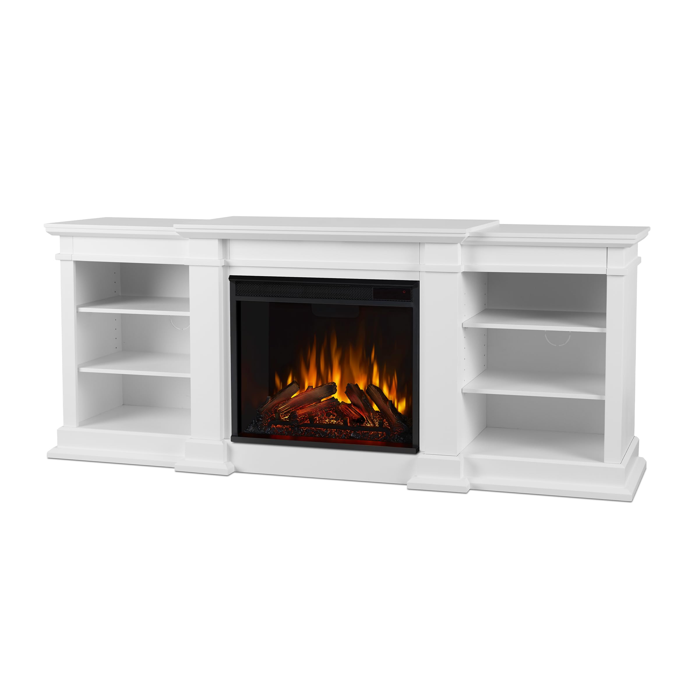 White Real Flame Fresno 72
