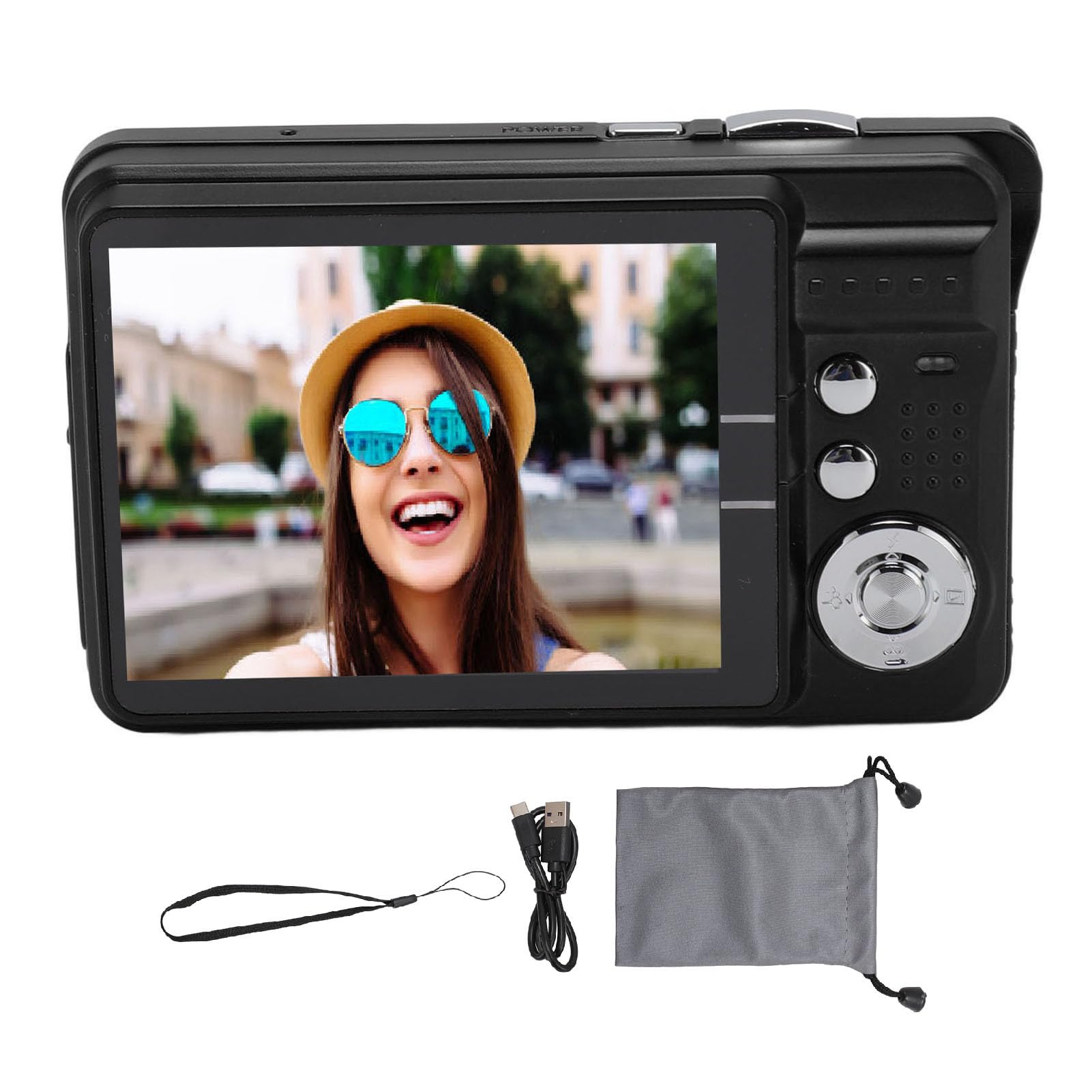 4K 48MP Digital Camera for Teens - 2.7