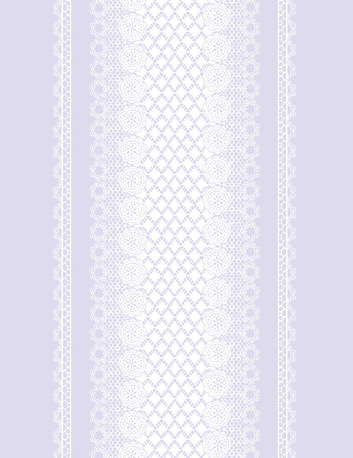Nathan Turner Lace Front Wallpaper - Elegant Lilac Floral Design for Bedroom & Living Room Decor