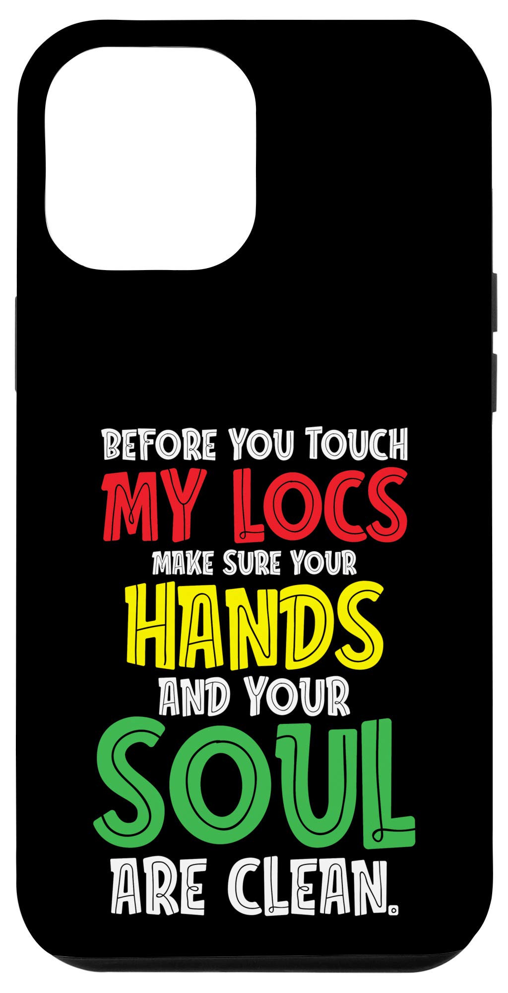 iPhone 12 Pro Max Case for Black Women - Protective Phone Cover with Natural Hair Locs & Dreadlocks Design - Perfect for African American Culture & Daily Use