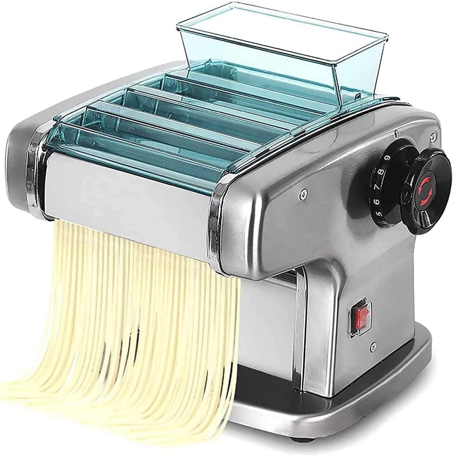 LIJCC Stainless Steel Pasta Maker Machine - Vertical Noodle Press for Homemade Pasta, Dough Presser & Kitchen Tool | Perfect for Italian Cuisine, Asian Noodles & Family Cooking