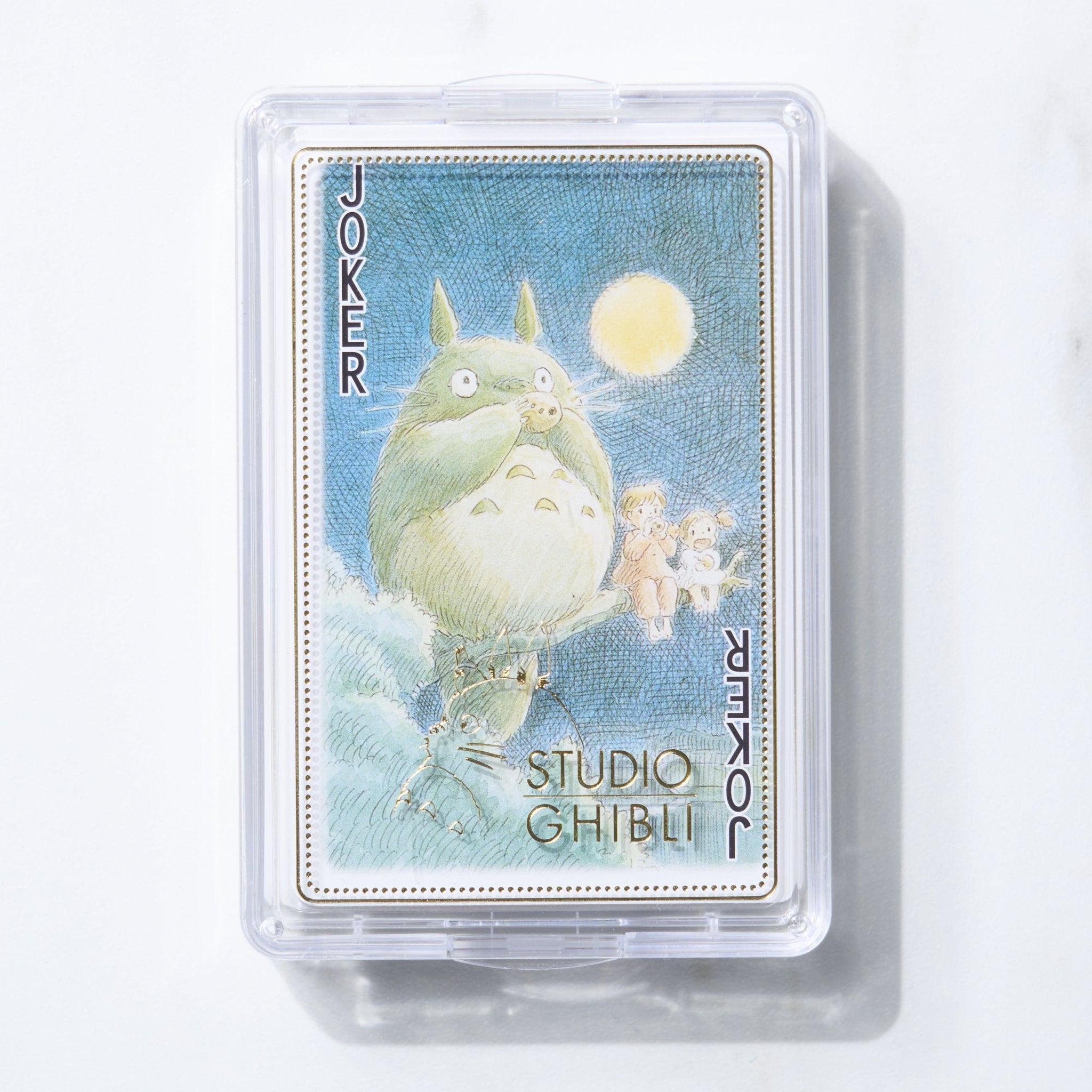 Studio Ghibli Playing Cards - Official Ensky Anime Card Deck with Spirited Away, My Neighbor Totoro & Howl's Moving Castle Characters - Perfect for Game Nights, Collecting & Gifts for Ghibli Fans