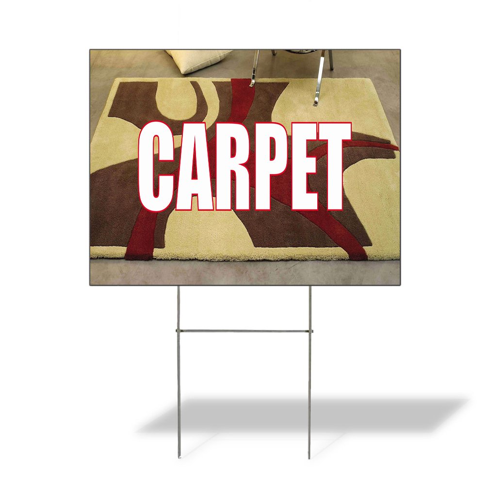 24x18 Inch Weatherproof Yard Sign Carpet - Double-Sided Outdoor Advertising Print for Lawn, Garden & Events - Durable All-Weather Decoration for Businesses, Parties & Seasonal Displays