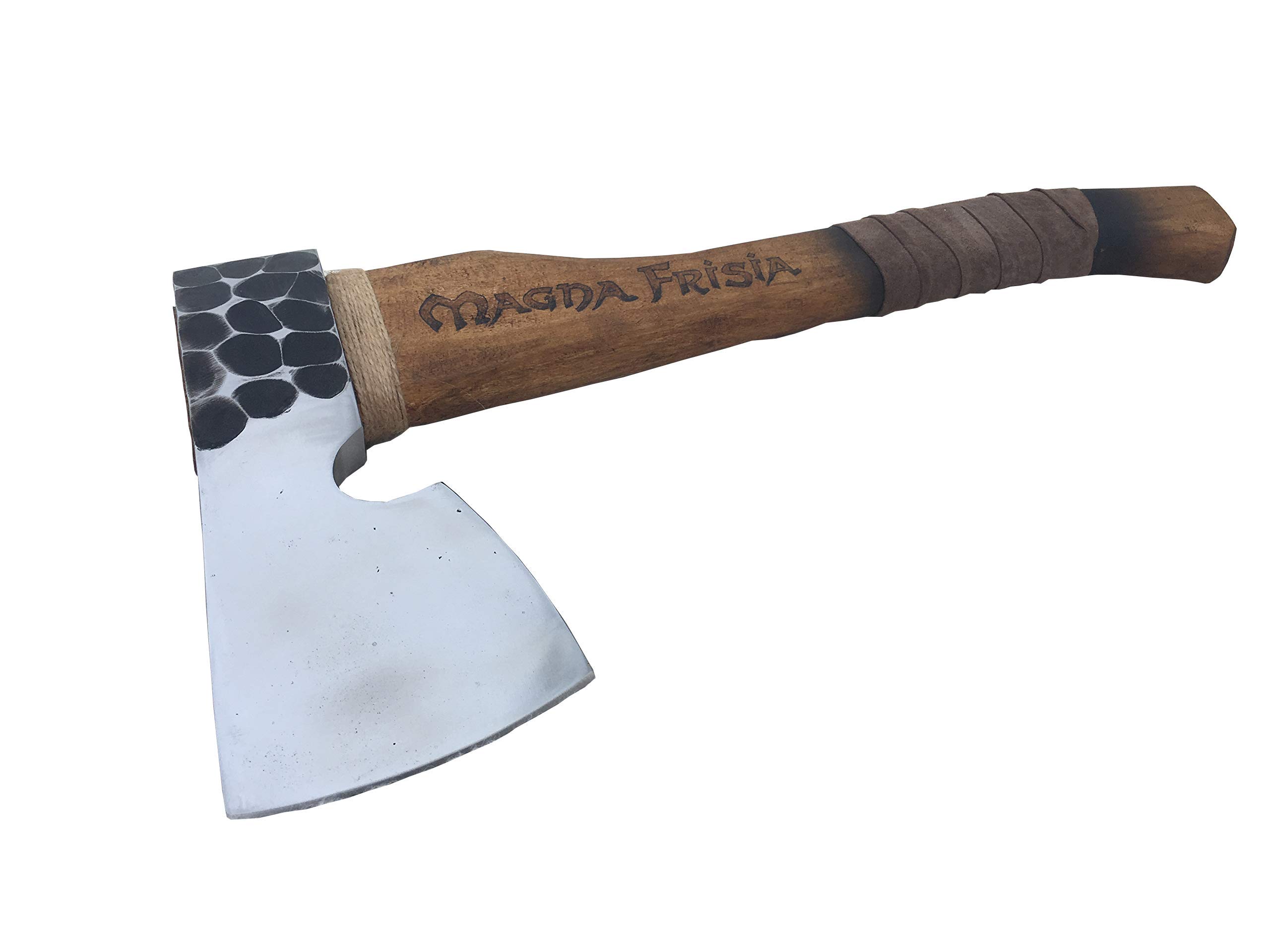 Viking Axe for Men - Handcrafted Wooden Hatchet for Stress Relief, Unique Birthday Gift for Him - Perfect for Camping, Outdoor Adventures & Home Decor