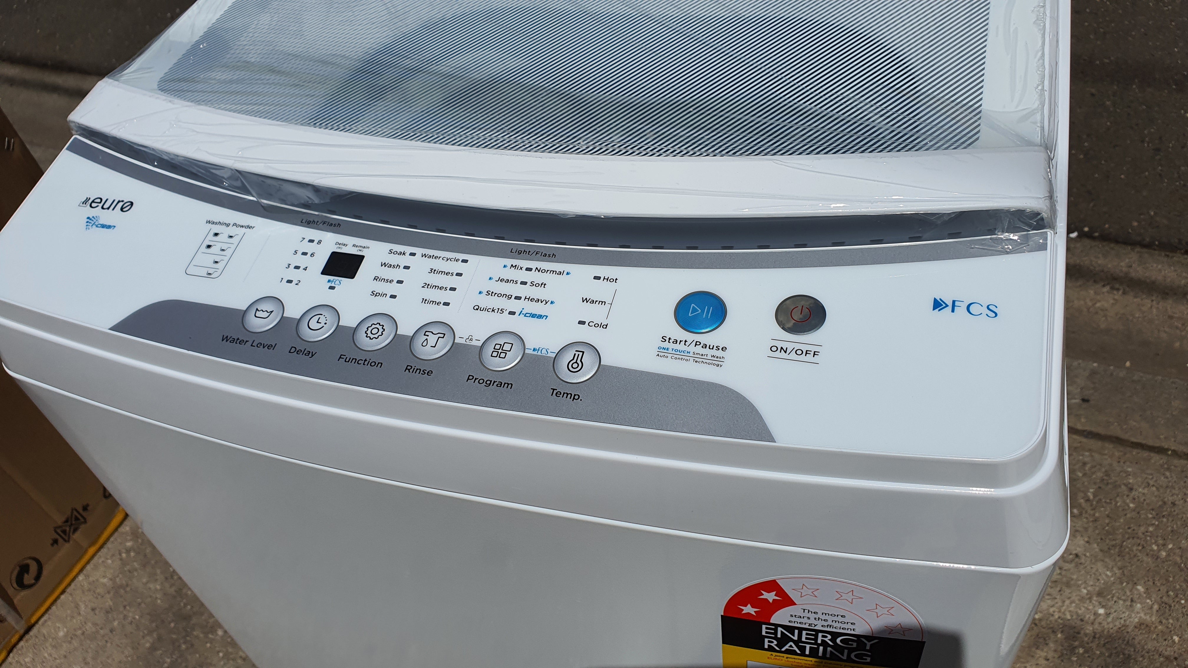 Brand New Euro ETL7KWH 7kg Top Load Washing Machine - Energy Efficient, 3-Year Warranty - Perfect for Apartments, Small Homes & Laundry Rooms