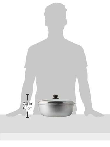 IMUSA 7.5 Quart Traditional Colombian Caldero Pot with Lid - Natural Clay Cooking Pot for Soups, Stews & Rice - Authentic Latin American Cookware for Home & Restaurant Use