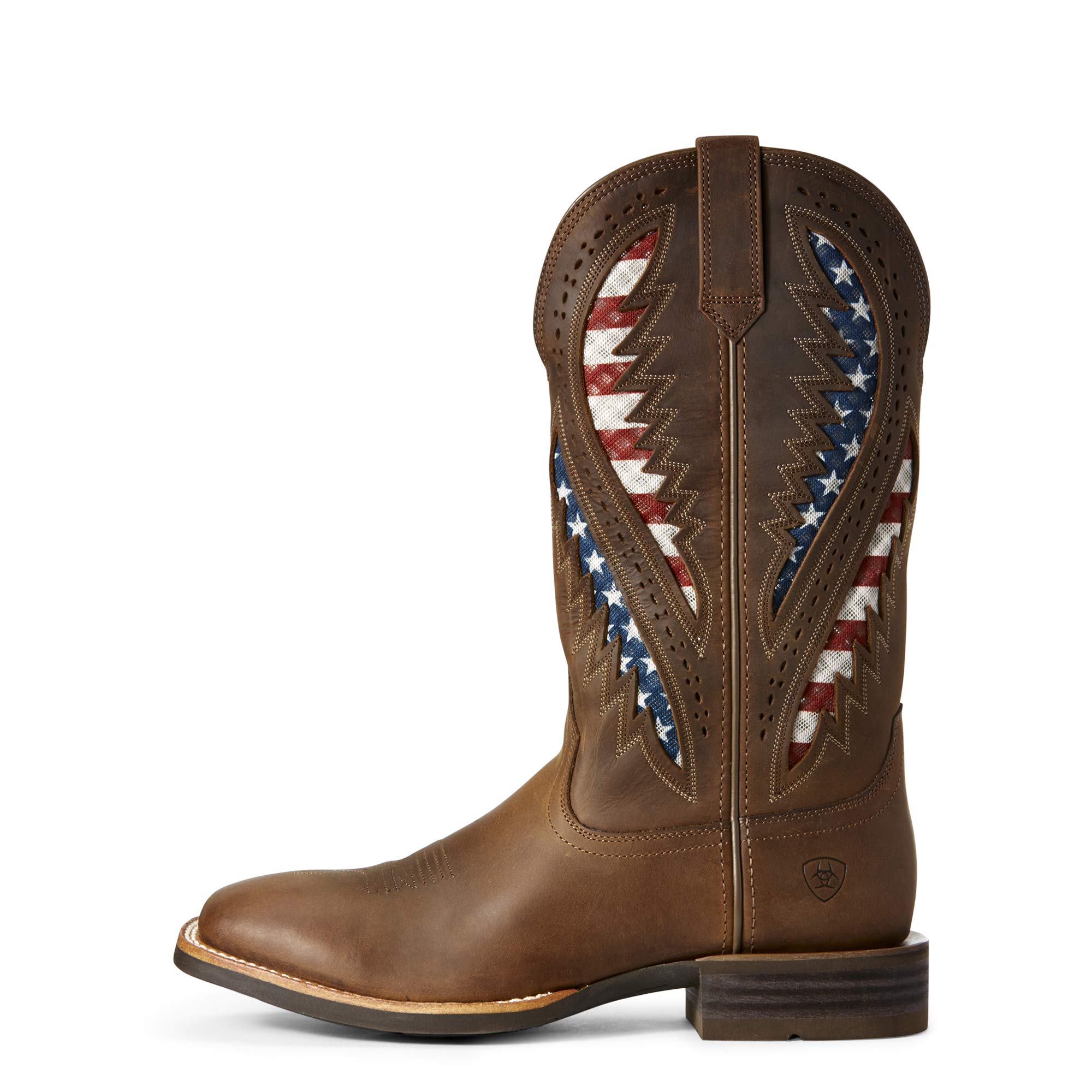 Ariat Men's Quickdraw Venttek Western Boot - Comfortable & Durable Cowboy Boots for Riding, Work & Outdoor Activities