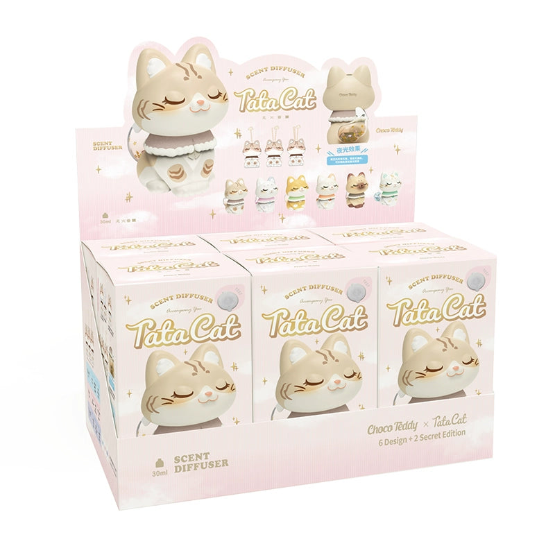 TATA CAT Scent Diffuser Series Blind Box - Aromatherapy Home Decor for Bedroom, Office & Living Room | No Scent Oil Included | Cute Animal-Themed Gift Idea