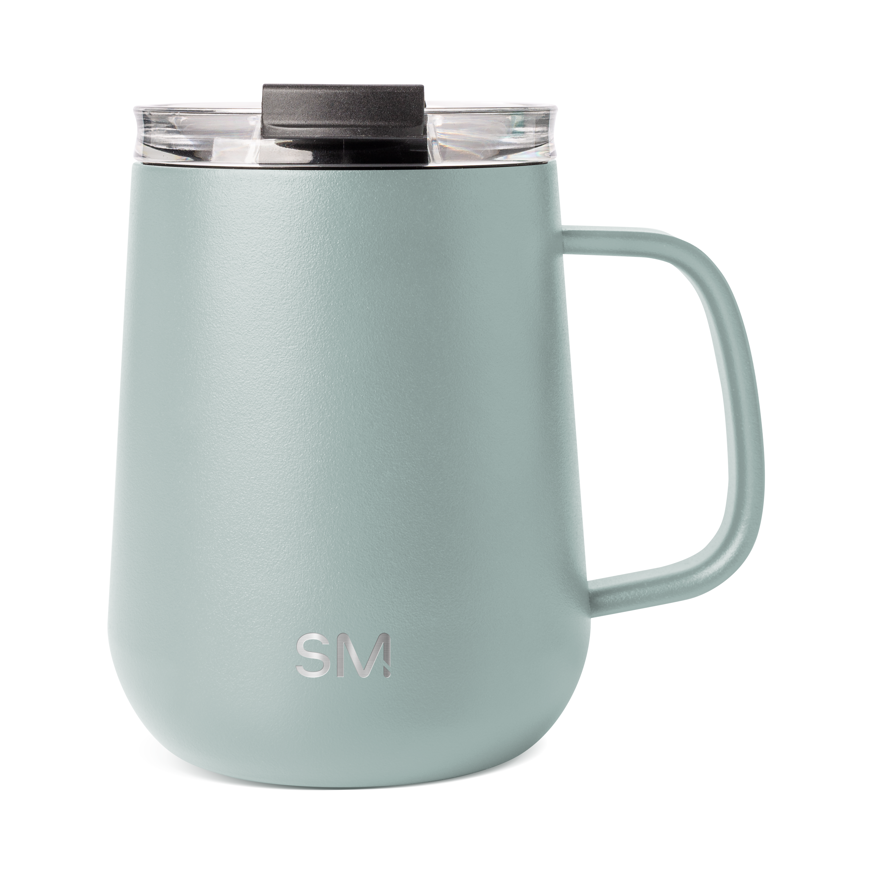 Premium 12 oz Voyager Coffee Mug with Handle - Insulated Travel Mug for Hot & Cold Drinks - Perfect for Office, Camping, and Commuting