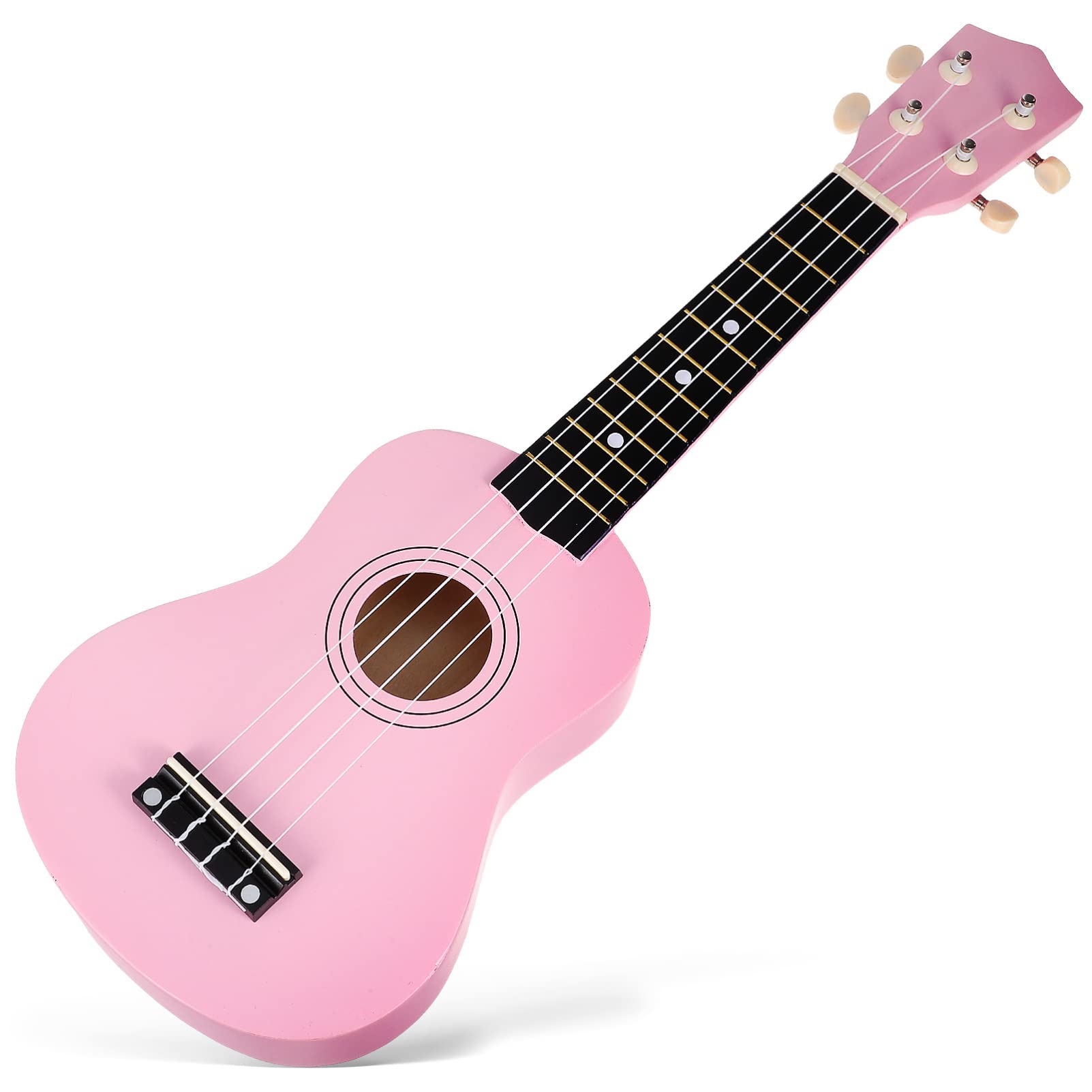 Milisten Soprano Ukulele for Kids & Beginners - 21 Inch Basswood Acoustic Small Guitar with Gig Bag, Spare Strings, Pick & Manual | Perfect for Music Lessons, Travel & Family Entertainment