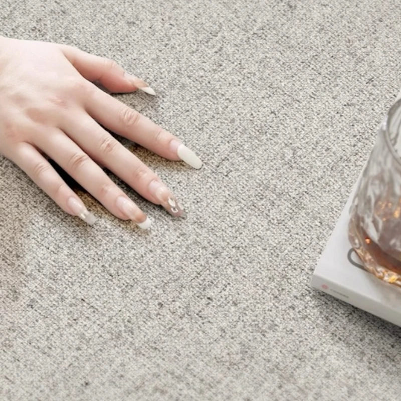 Luxury Plush Velvet Waterproof Minimalist Area Rug - Soft Non-Slip Living Room Carpet for Bedroom, Dorm & Home Decor