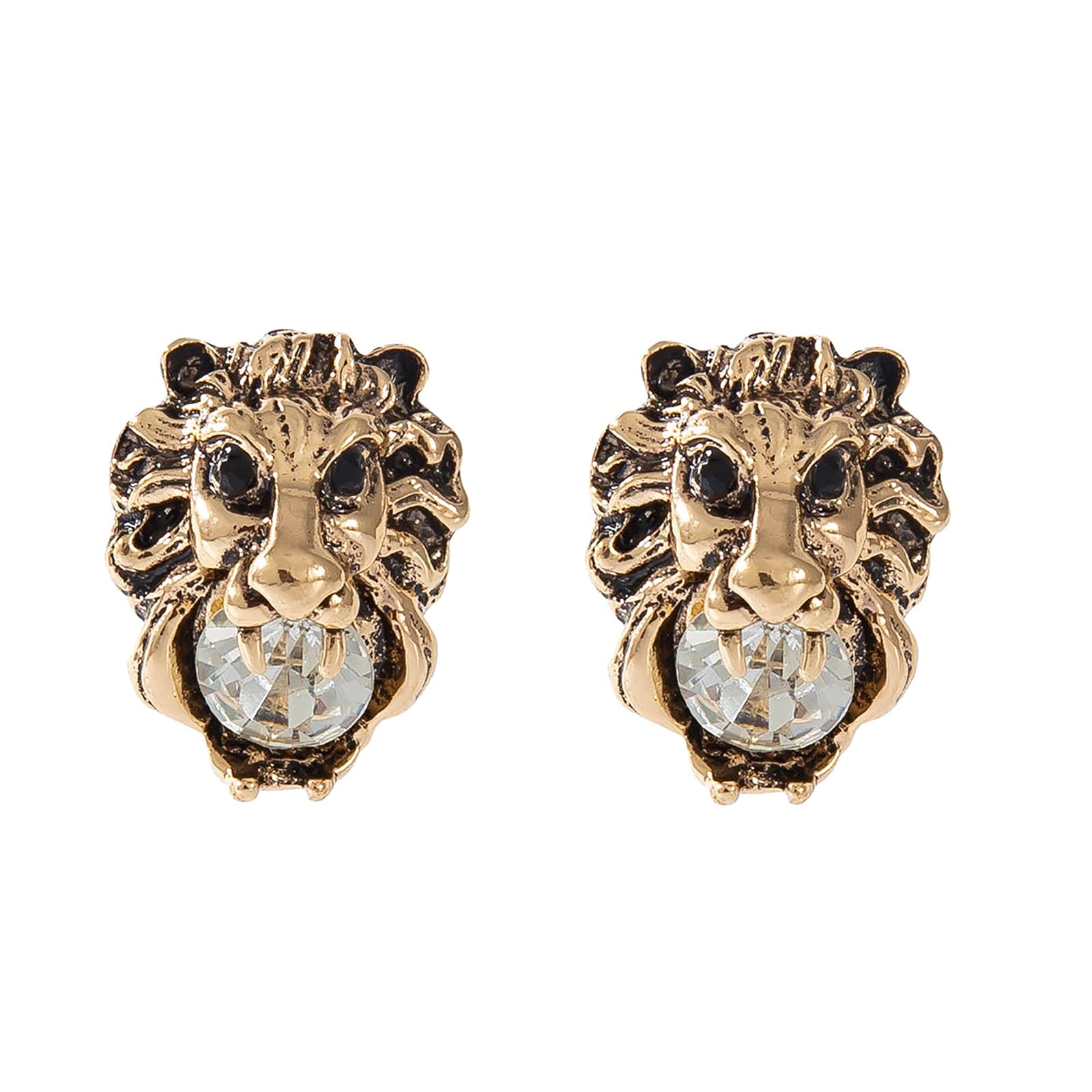 Stylish Women's Diamond Hoop Earrings - Fashionable Gold Alloy Earrings for Everyday Wear & Special Occasions | Perfect Gift for Her