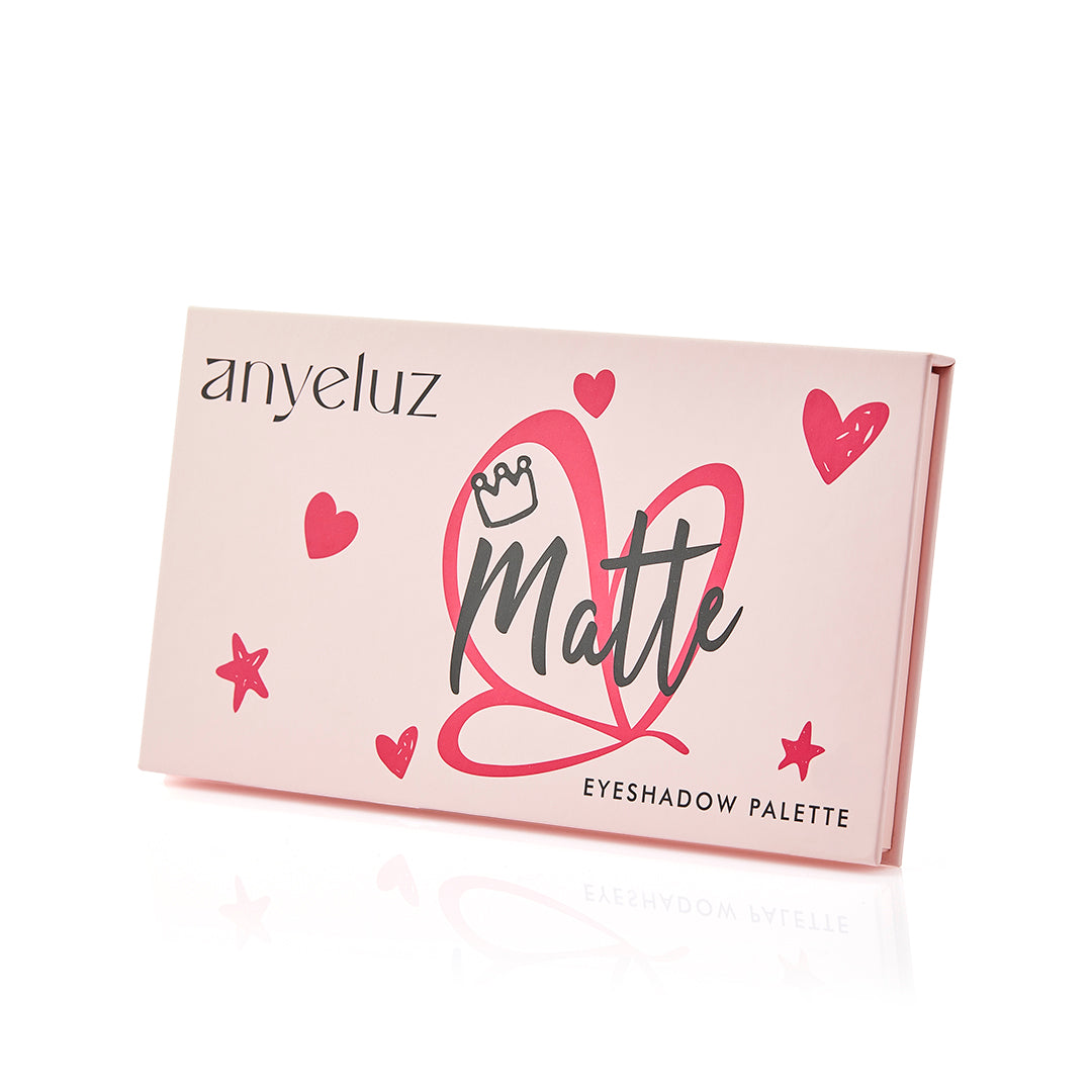 ANYELUZ Matte Eyeshadow Palette - Long-Lasting, Blendable & Pigmented Neutral Shades for Everyday Makeup Looks | Perfect for Day & Night Wear