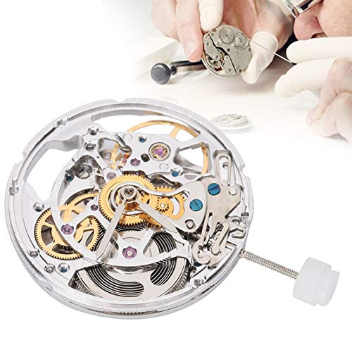 White 2824 Watch Movement Kit - Hollow Watch Repair Parts & Tools for Professionals | Watch Band & Watch Repair Shop Essentials | Perfect for DIY Watch Repair & Maintenance