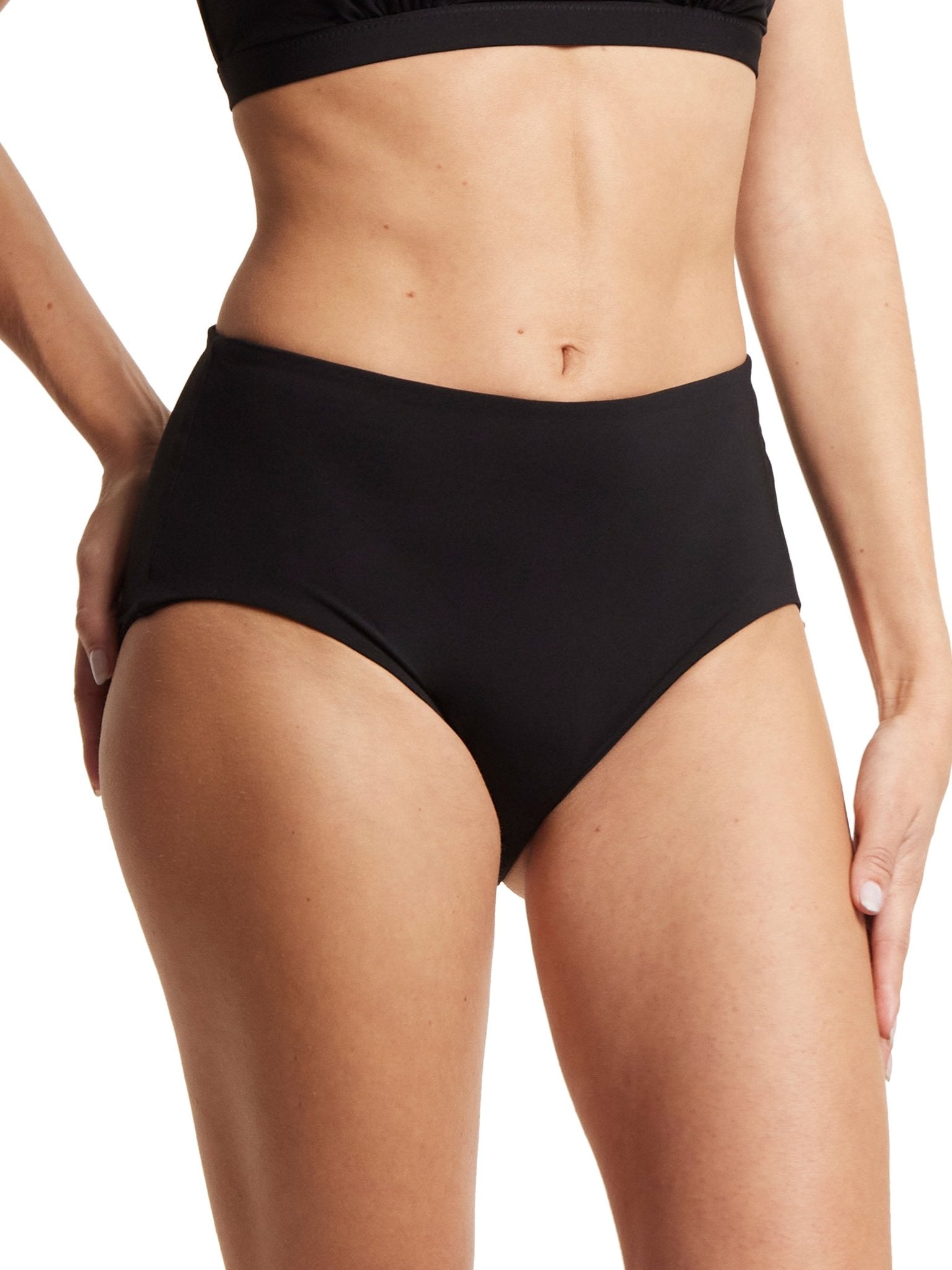 French Brief Swimsuit Bottom - High Waist Bikini Bottoms for Women, Comfortable Swimwear for Beach, Pool & Vacation
