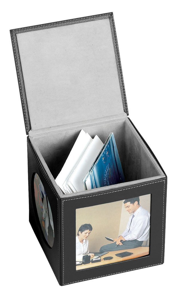 Bellino Black Office Desk Organizer for Home & Office Workspace