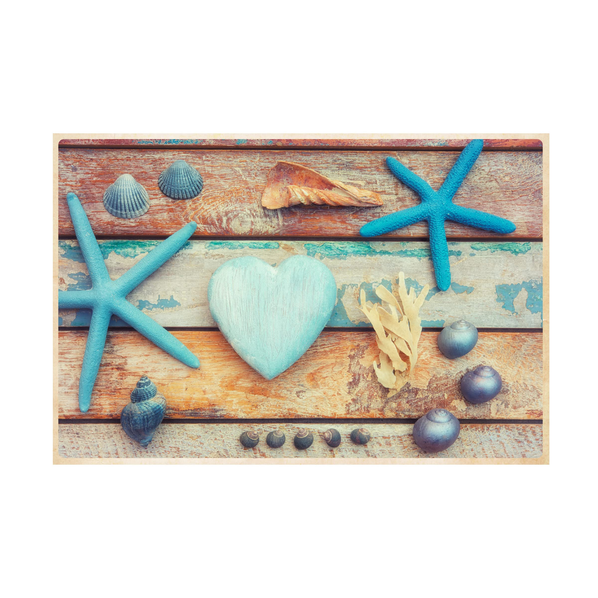 Trademark Fine Art 'Beach Memories I' by Cora Niele - Stretched Canvas Wall Art for Living Room, Bedroom & Office Decor | Coastal Beach Painting | Ready to Hang