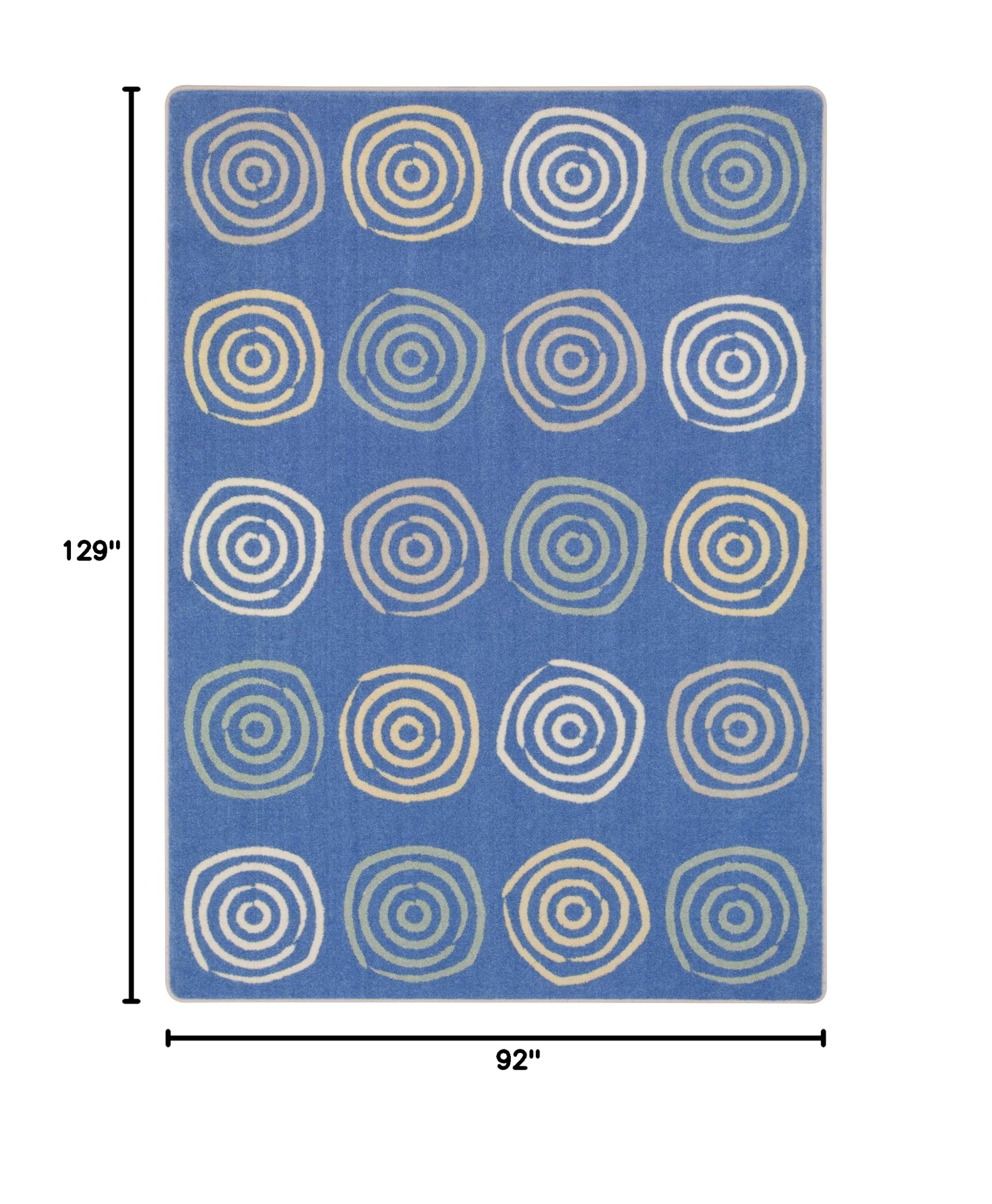 Joy Carpets Kid Essentials Simply Swirls 7'8
