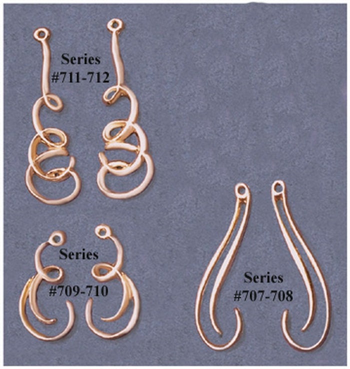 Stylish Solid Sterling Silver or 14k Gold Wire Swirl Dangle Earrings for Women - DIY Jewelry Making Kit (166 707 712/146 707 712) - Perfect for Parties, Weddings & Everyday Fashion Accessories