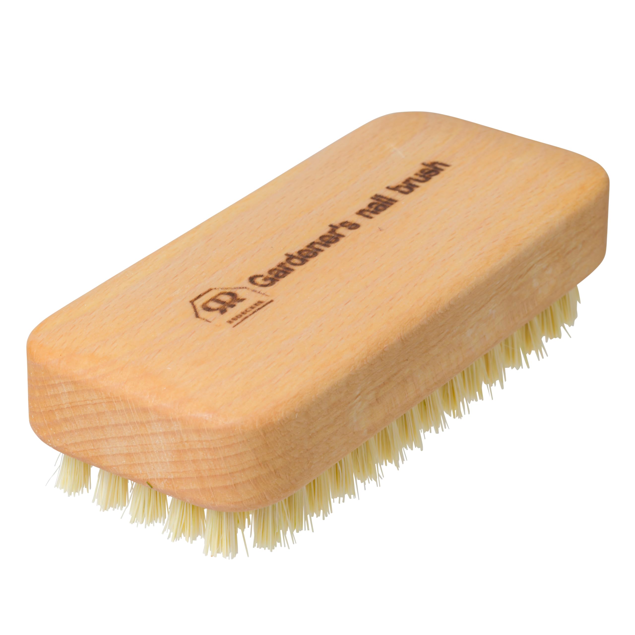 REDECKER Tampico Fiber Garden Nail Brush with Oiled Beechwood Handle - 4.25 Inch Wooden Nail Cleaner for Gardeners & Outdoor Enthusiasts - Perfect for Removing Dirt from Fingernails After Gardening, Camping or DIY Projects