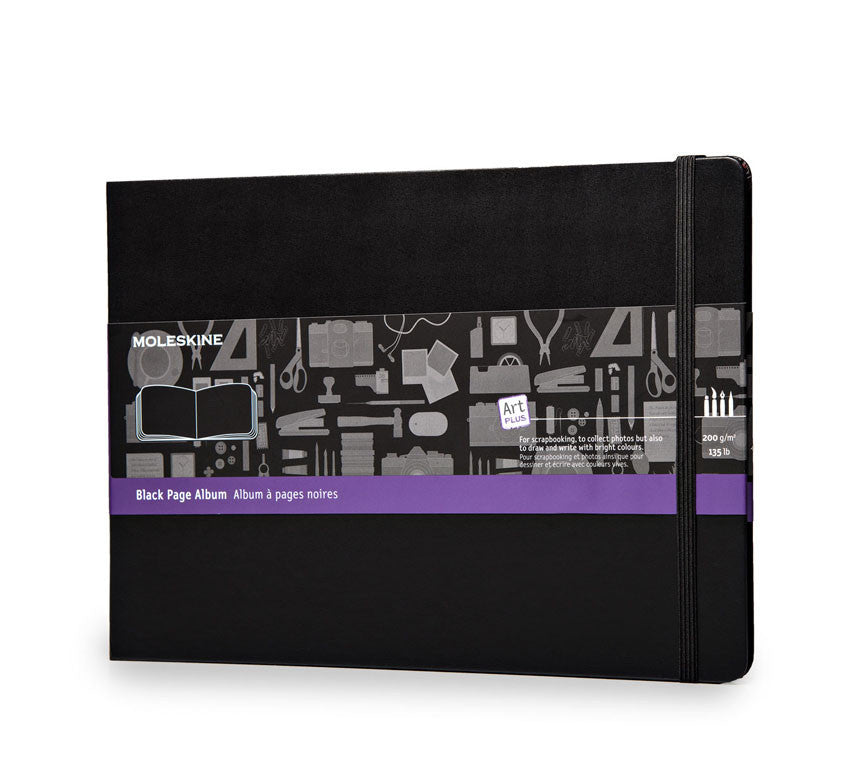 Moleskine Art Plus Page Album A4 - Premium Sketchbook for Artists, Drawing & Watercolor - Perfect for Sketching, Painting & Creative Projects