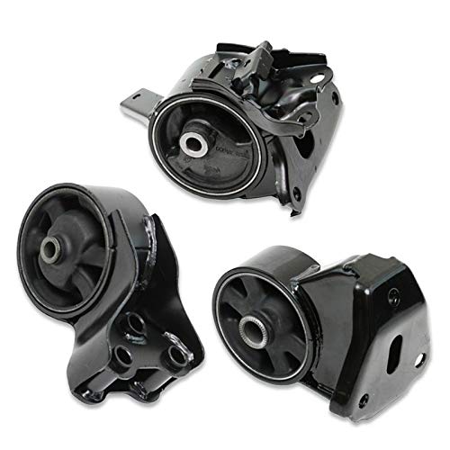 2003-2008 Hyundai Tiburon 2.7L Automatic Transmission Engine Motor Mount & Transmission Mount Set (3-Piece) - A7112 A7125 A7123 K1376 - Improves Ride Comfort & Reduces Vibration for Smooth Driving