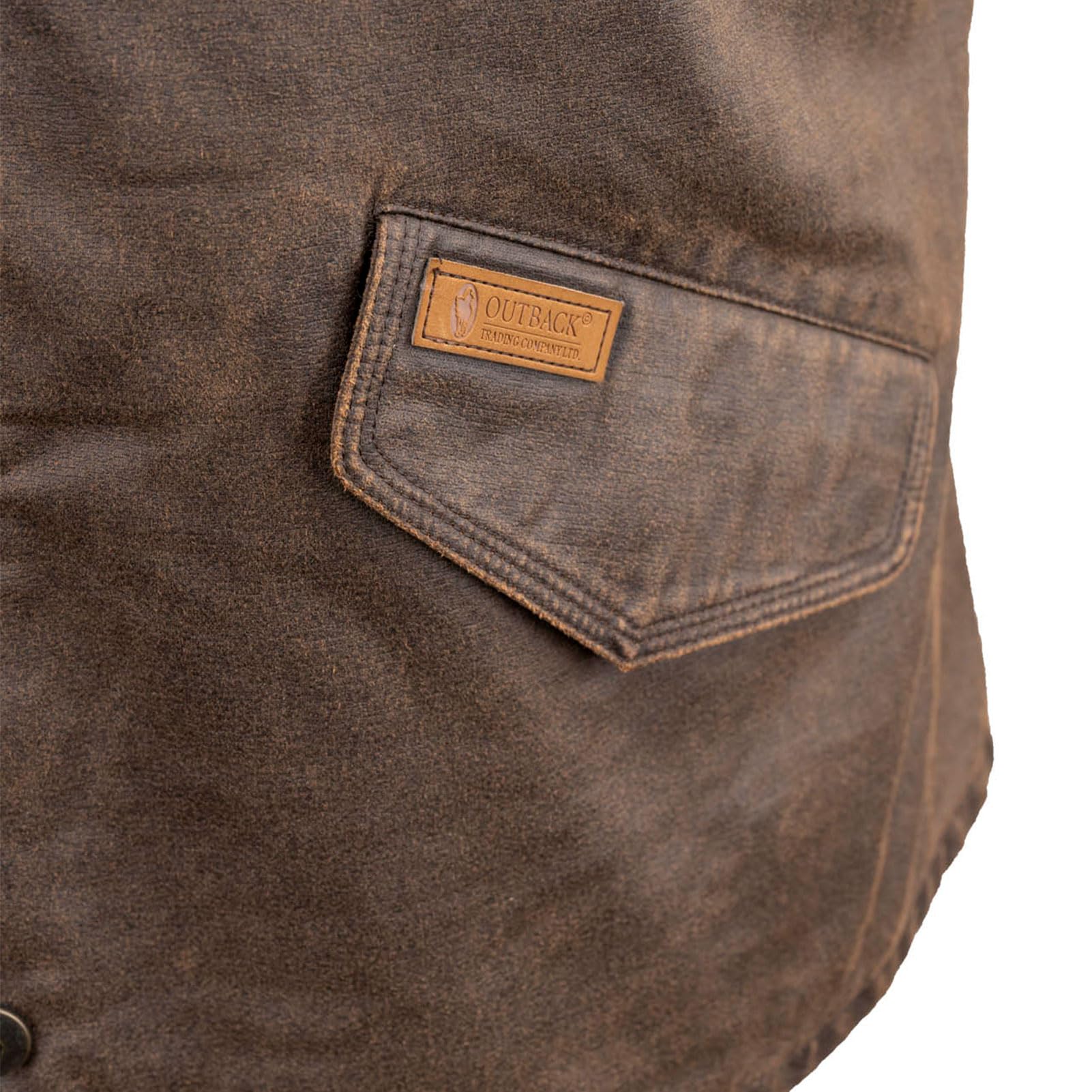 Outback Trading Co. Men's Arkansas 2835 Vintage Western Vest - Casual Outdoor Canyonland Snap Front Jacket with Hidden Pocket | Perfect for Hiking, Camping & Country Style Fashion