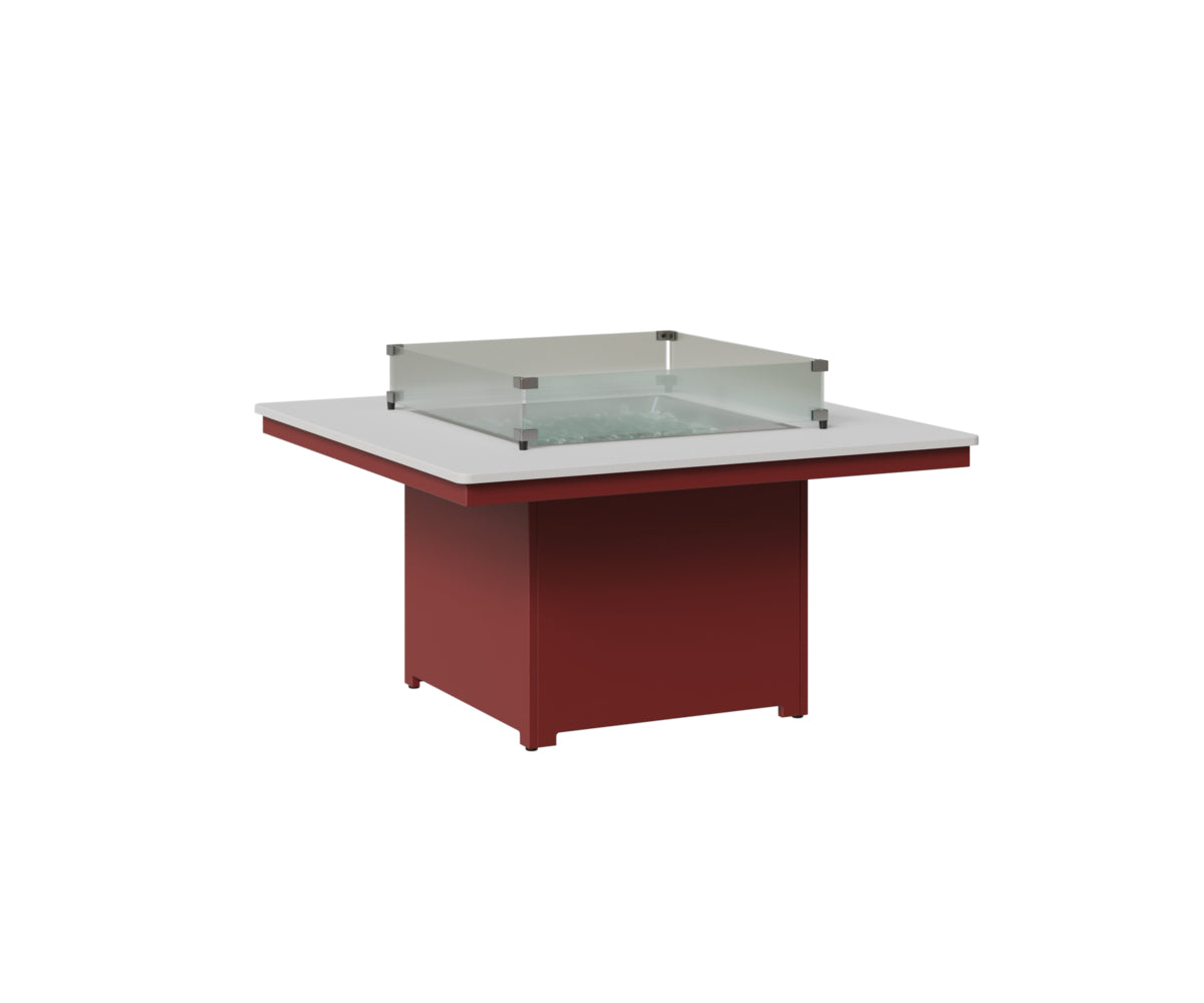 Berlin Gardens Numa Square Fire Pit - Outdoor Gas Fire Table for Patio, Deck & Backyard - Perfect for Gatherings, Camping & Relaxation