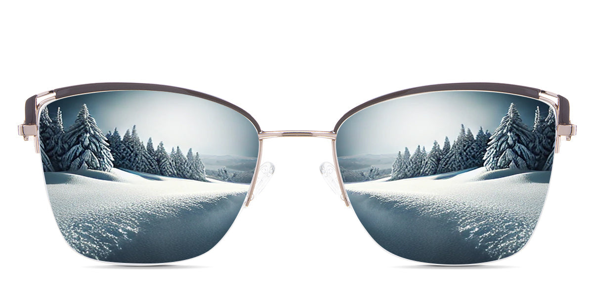 Phoebe Women's Prescription Polarized Sunglasses - UV Protection, Fashionable & Comfortable for Driving, Outdoor Activities & Daily Wear