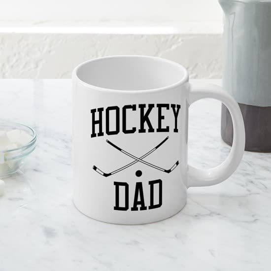 Hockey Dad 20 oz Ceramic Coffee Mug - Large Insulated Travel Cup for Hot & Cold Beverages - Perfect Gift for Hockey Parents, Coaches & Fans
