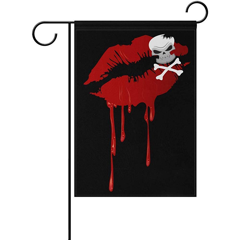 Skull Garden Flag 12