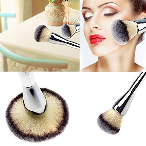 MISSLOOK Professional Makeup Brush Set - Silver Black Cosmetic Foundation & Blush Powder Brush for Flawless Face Makeup | Perfect for Daily Use, Contouring, and Professional Makeup Application