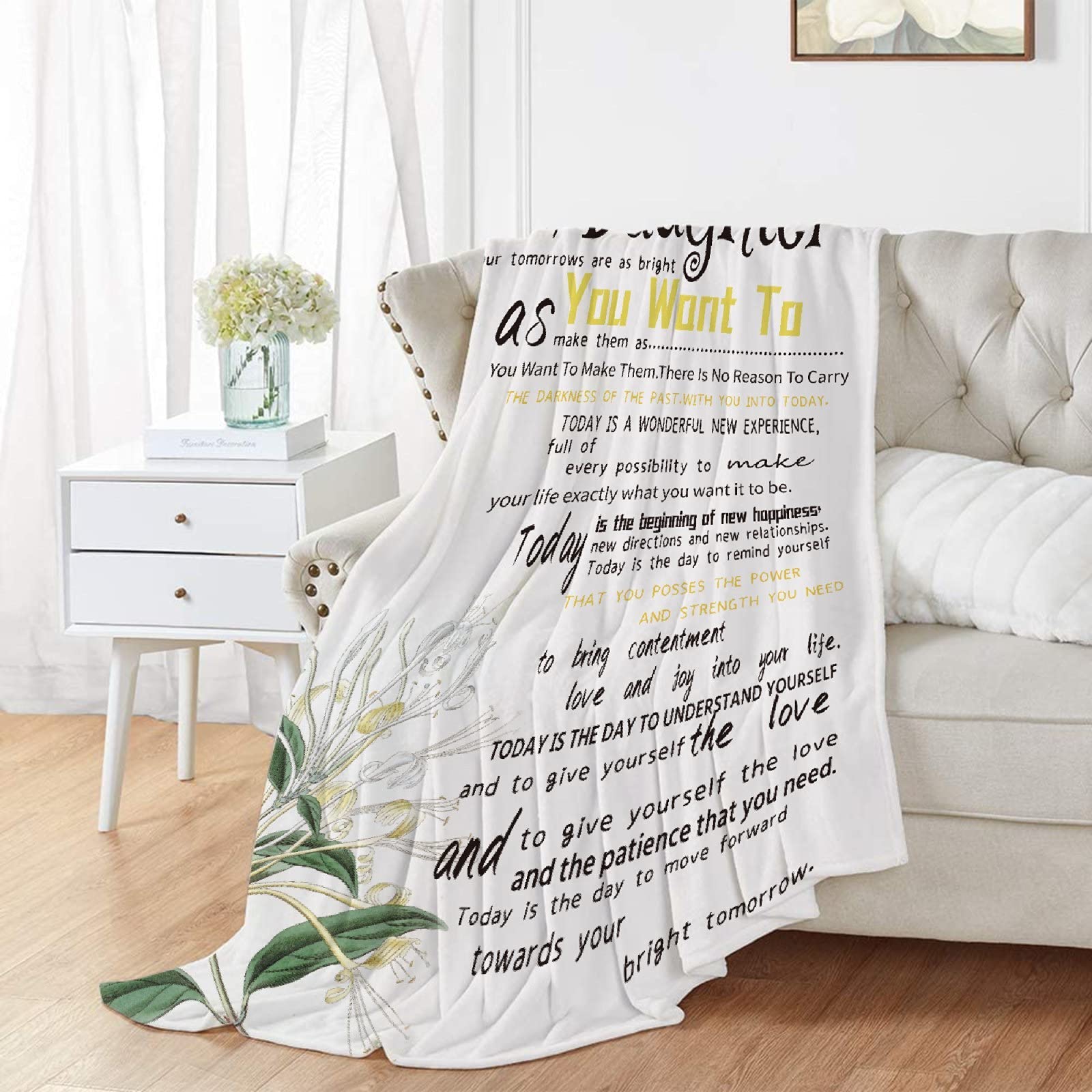 Soft Cozy Sloth Print Flannel Blanket 120
