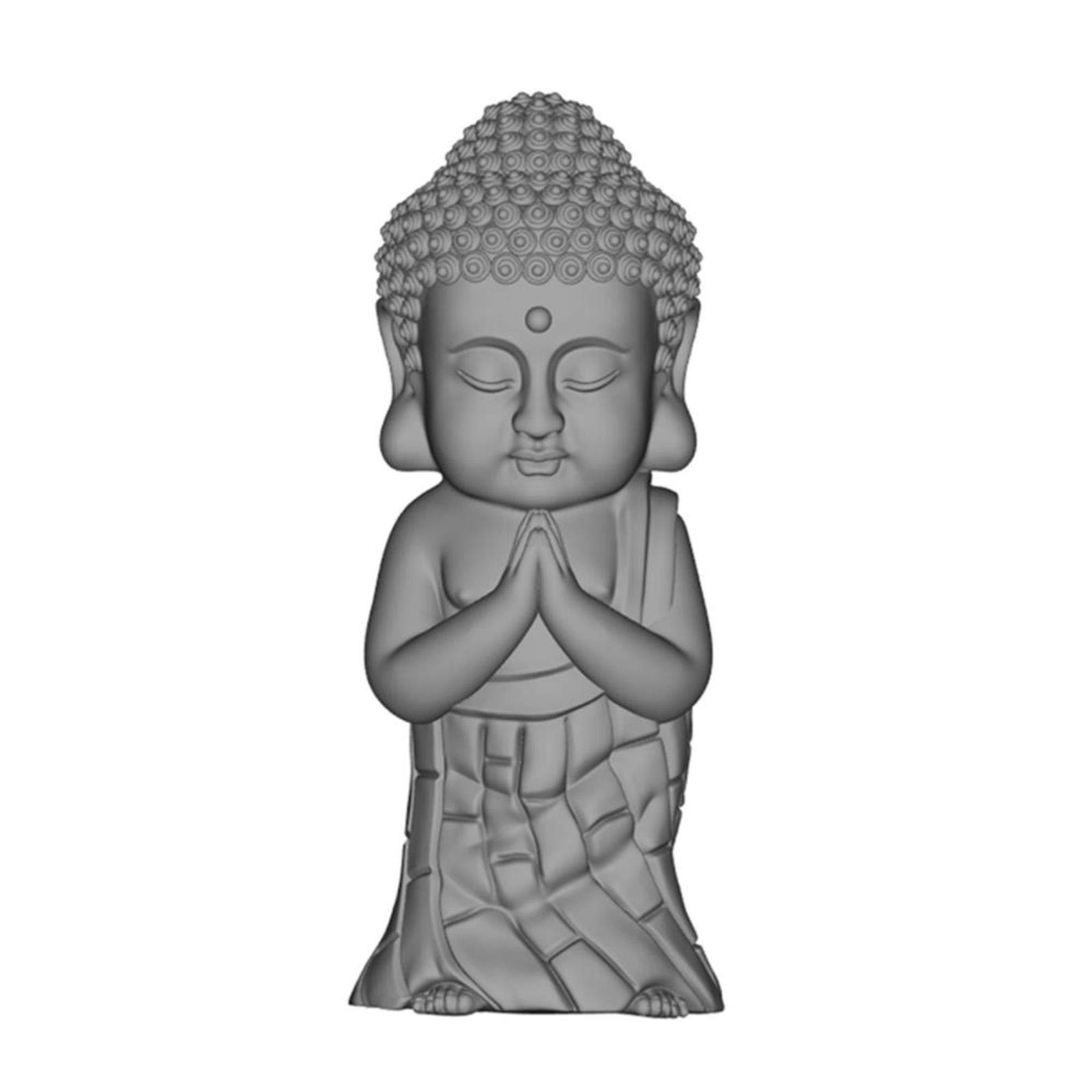 Premium Bronze Buddha Silicone Mold for Candles, Resin Crafts, Gypsum & Concrete Statues - DIY Candle Making, Home Decor & Meditation Space Accessories
