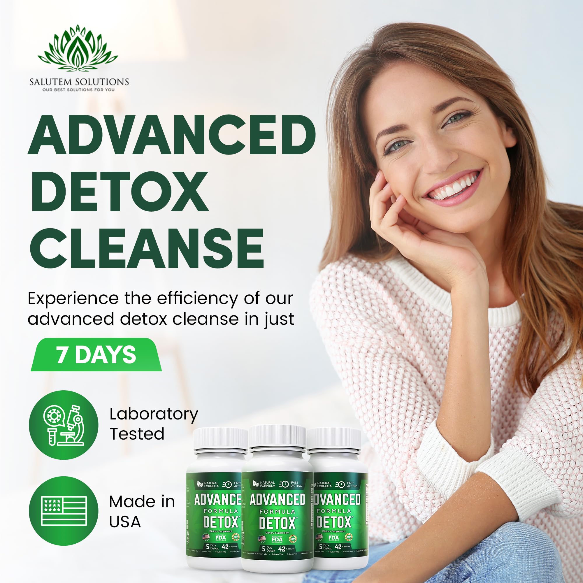 Natural Detox Cleanse Supplement with Milk Thistle & Licorice Powder - Advanced Body Detox for Women & Men - 126 Capsules (3 Pack) for Liver Support & Digestive Health - Perfect for Post-Holiday Cleanse & Wellness Routine