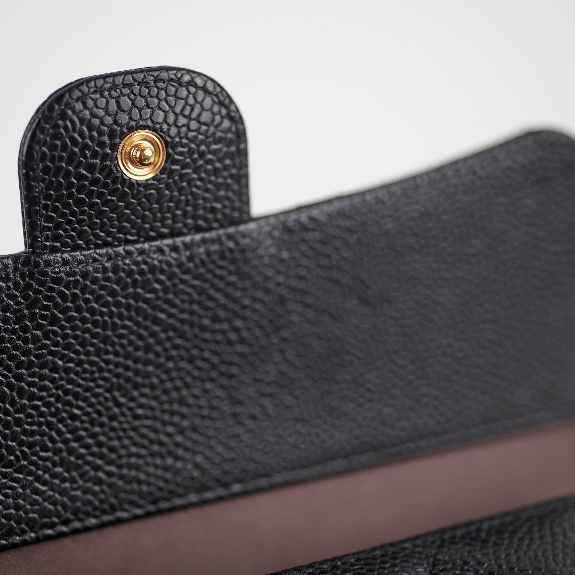 Chanel Long Black Caviar Leather Wallet for Women | Luxury Designer Card Holder & Money Organizer | Perfect for Everyday Use, Travel & Special Occasions