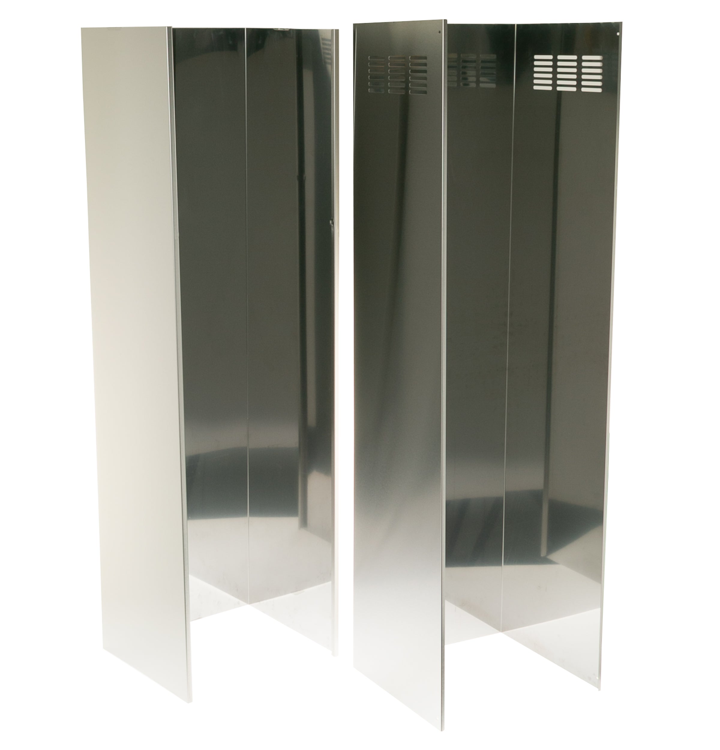 Stainless Steel 14 Inch Ceiling Duct Cover Kit - HVAC Vent Cover for Kitchen, Bathroom & Commercial Spaces - UX14DC9SLSS